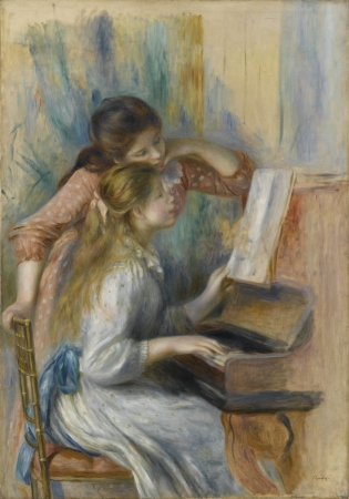 オーギュスト・ルノワール《ピアノを弾く少女たち》1892年頃　116×81cm　Photo © RMN-Grand Palais (musée de l’Orangerie)／Franck Raux／distributed by AMF