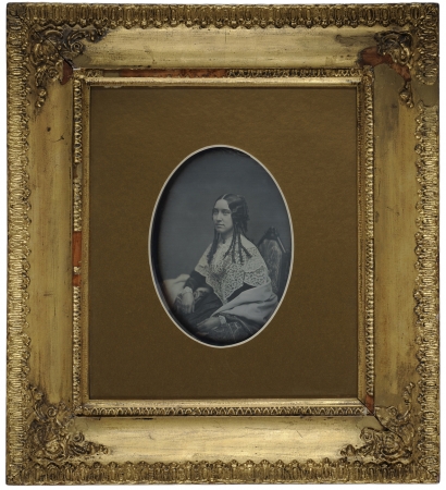 キャロライン・オルムステッドの肖像／ジョン・アダムス・ホイップル／1855年 