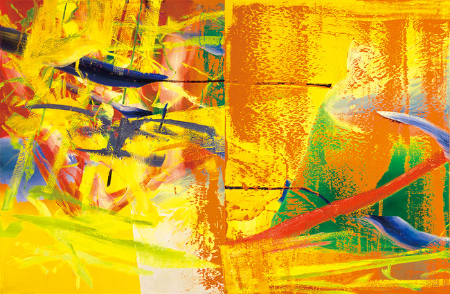 ゲルハルト・リヒター《オランジェリー》 1982年　油彩、カンヴァス　260.0×400.0cm　富山県美術館蔵　© Gerhard Richter 2020(16062020)