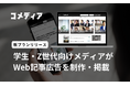 学生・Z世代向けメディア「コメディア」記事広告の新プラン提供開始