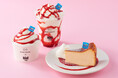 ‟ BAGEL & BAGEL × Kiri® Café ” 期間限定商品が登場！　ストロベリー味のバスクチーズケーキやフラッペ、ソフトクリームを販売します