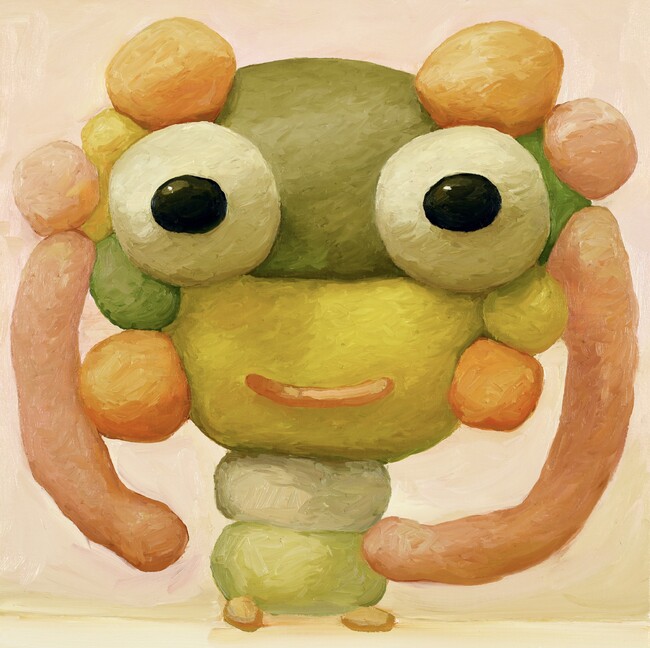 AKIKO(キャンバスに油彩、55x55cm、2022年価格:418,000円(税込み) AKIKO(キャンバスに油彩、55x55cm、2022年価格:418,000円(税込み)