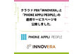 クラウドPBX「INNOVERA」と「PHONE APPLI PEOPLE」の連携サービスページを公開しました。