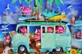 【阪神梅田本店】小さな空間に彩られた、樹脂粘土の3Dアート!古畑雅規が作るBOXクレイアートの世界