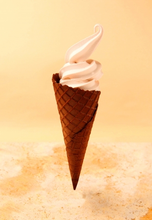白いソフトクリームなのに カカオの味！ 「ショコラティエ パレ ド オール」 ソフト パレドオール （１個）５０１円