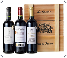 メッセージカード付き フランスボルドー 金賞受賞赤ワイン木箱入りセット 10,450円(税込) メッセージカード付き フランスボルドー 金賞受賞赤ワイン木箱入りセット 10,450円(税込)