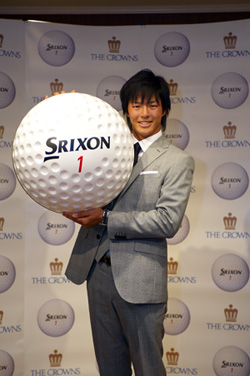 石川遼選手がsriスポーツとのゴルフボール使用契約について会見 ダンロップスポーツ株式会社のプレスリリース