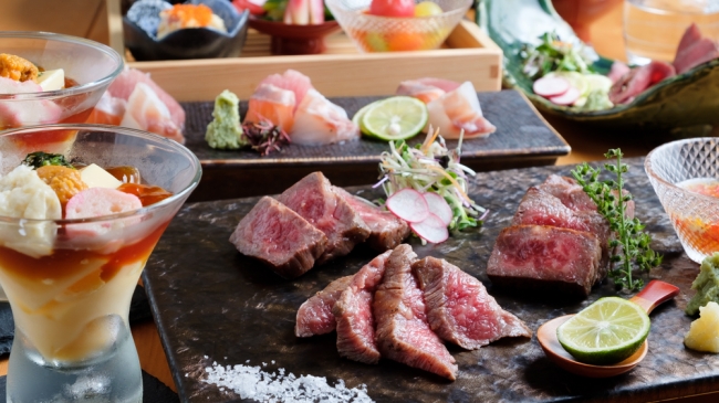 京都和牛 日本酒 四季 を嗜む 肉割烹 かぐら 東京 有楽町にグランドオープン 株式会社globridgeのプレスリリース