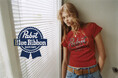 MOUSSY（マウジー）Pabst Blue Ribbon（パブスト ブルーリボン）とのコラボレーションを7月17日(金)より発売