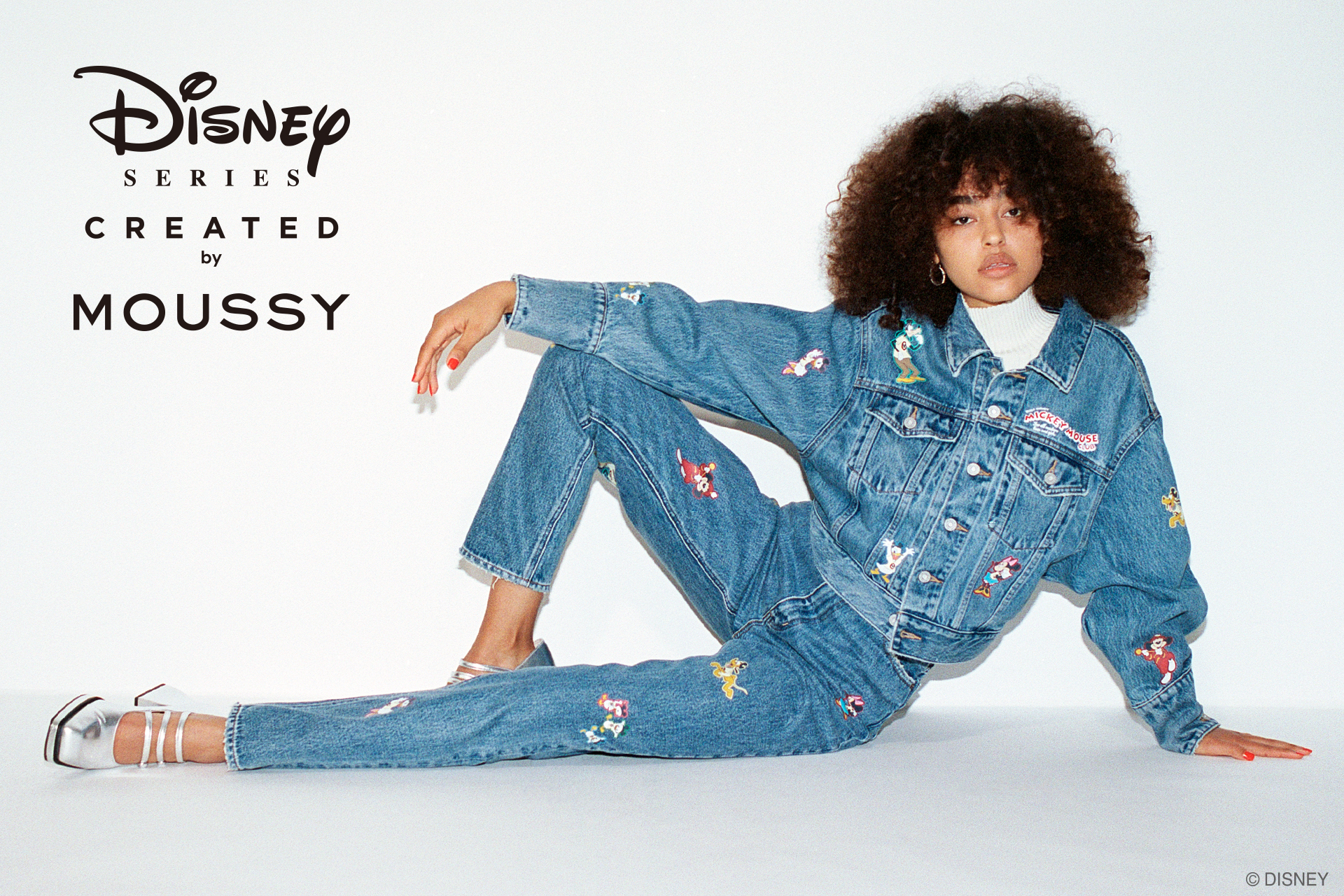 DISNEY SERIES CREATED by Moussy  デニム