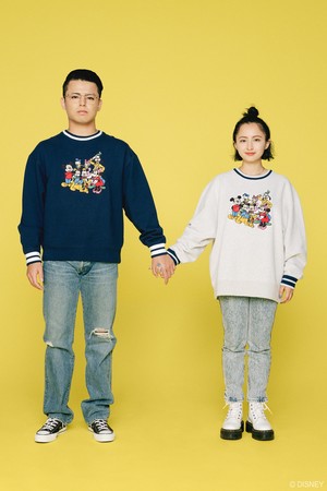 Disney MOUSSY×JULIDYコラボ　スウェット　トレーナー