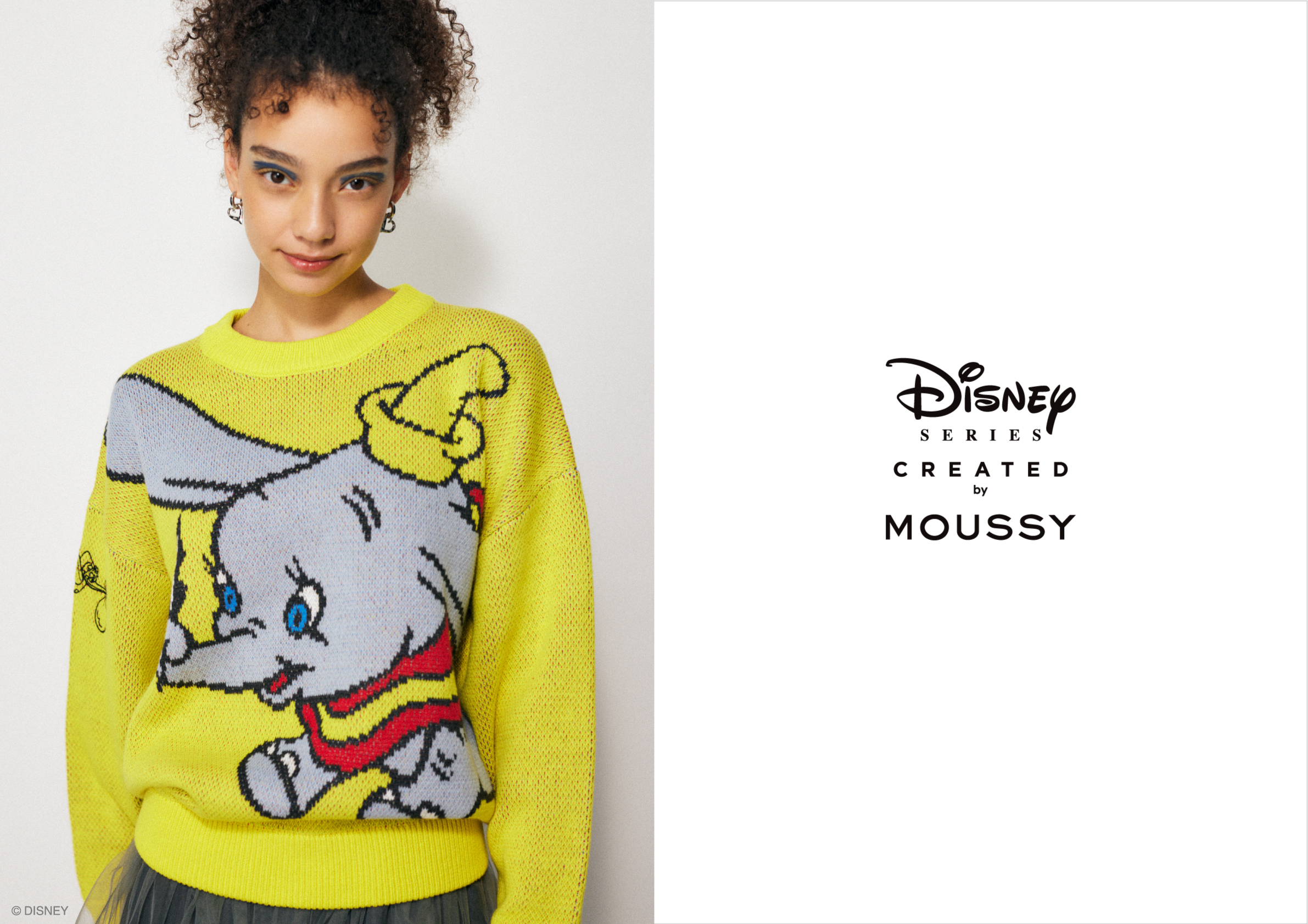 Disney SERIES CREATED by MOUSSY ダンボ ニット