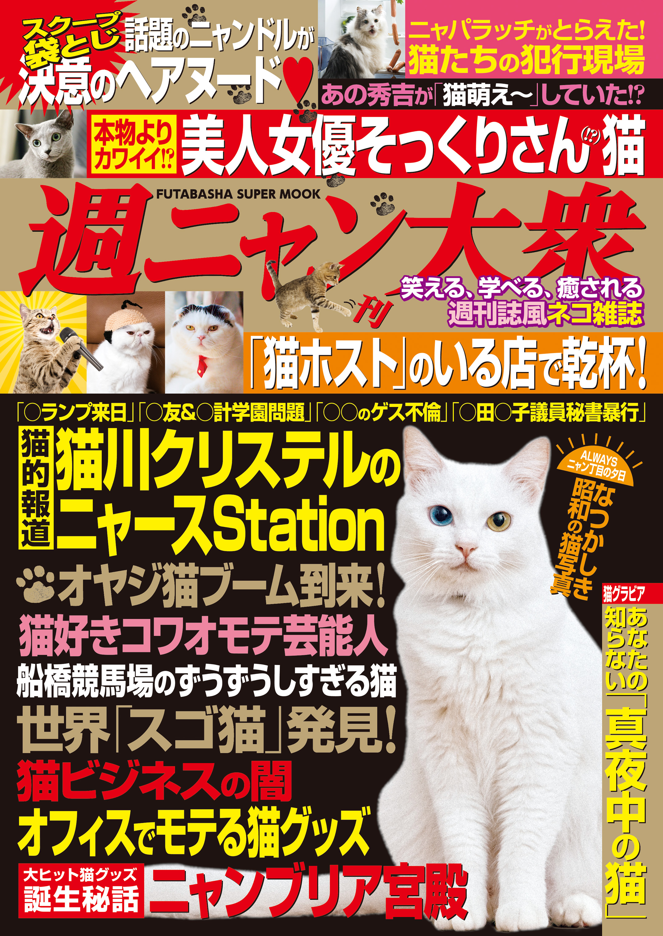 あの 週刊大衆 がついにネコ化 週刊誌風 ねこムック 週ニャン大衆 が堂々発売 株式会社双葉社のプレスリリース