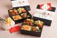 なだ万　母の日特別弁当のご案内。日頃の感謝の気持ちを込めて、母の日に華やかなお弁当の贈り物を。
