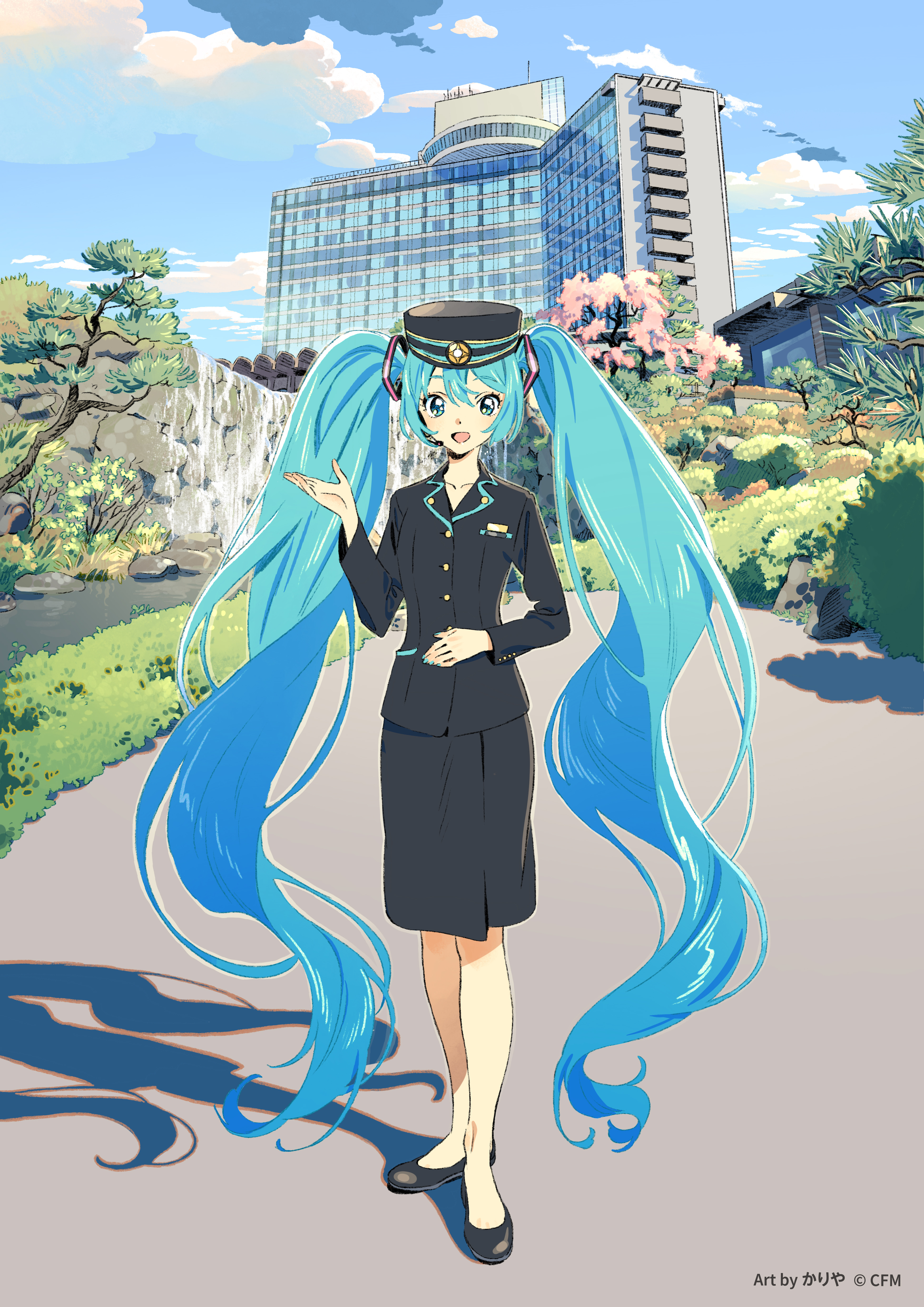 バーチャル・シンガー「初音ミク」×ホテルニューオータニ 生誕16周年