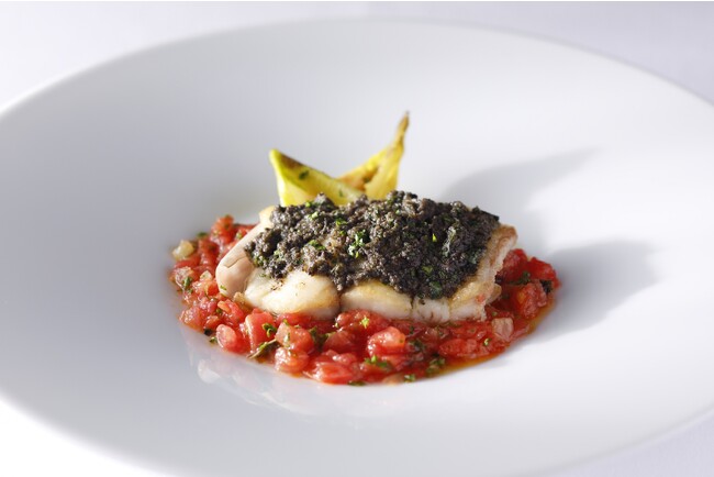 近海太刀魚のタップナードソース 近海太刀魚のタップナードソース