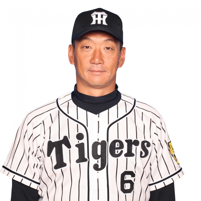 元 監督☆阪神タイガース☆金本知憲 6☆ユニフォーム○キーホルダー