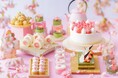 連日満席の“いちごビュッフェ”が「桜＆抹茶」テーマに一新！ 大阪城のお花見帰りに立ち寄る、極上スイーツ体験