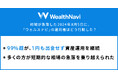 相場が急落した2024年8月5日に、「WealthNavi(ウェルスナビ)」の運用者の99%超が1円も出金せずに投資を継続