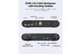 🔹 ORICO、USB-CドックとM.2 SSDケースを一体化した2-in-1ハブを発表⚡ 最大8TB拡張・10-in-1多機能・4K@60Hz・PD100W・強力冷却搭載