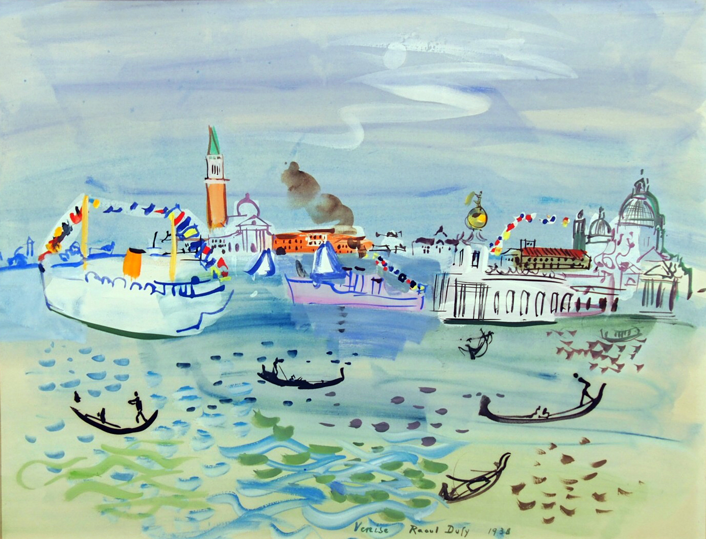 ラウル・デュフィ(Raoul DUFY) 「弦楽五重奏～天使のコンサートより