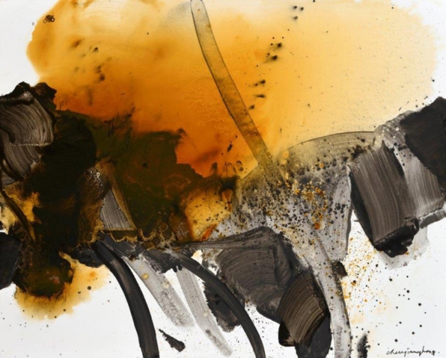 チェン・ジャン・ホン　琳蓮　81×100cm