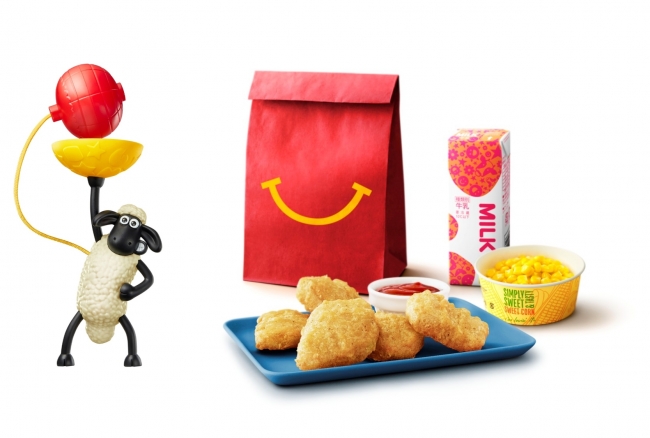 マクドナルド のハッピーセットに ひつじのショーン のおもちゃ登場 ハッピーセット ひつじのショーン 5月12日 金 から期間限定販売 株式会社東北新社のプレスリリース