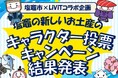 【塩竈市×LiViTコラボ企画】塩竈の新たなお土産にデザインされるキャラクター投票キャンペーン結果発表!!