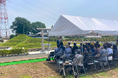 「古墳のお墓」を代表 竹田恒泰が解説　野田ほたるローズガーデン古墳墓、現地説明会に約130名の超満員【株式会社前方後円墳】