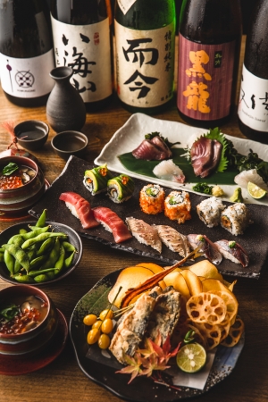 期間限定“SUSHI×SAKE  TERRACE COURSE”