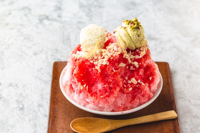 【夏季限定】フランボワースかき氷／880円（税別）