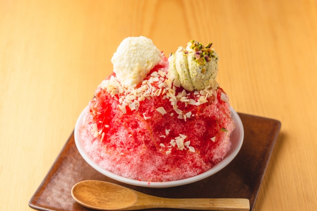 【夏季限定】フランボワースかき氷／880円（税別）