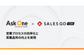 マルチチャネルフォーム「Ask One」が「SALES GO ISM」と連携開始