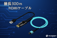 ≪最長300m≫ 光で繋ぐ長距離HDMIケーブル「Full Fiber HDMI 2.1」新発売