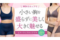 特許取得の画期的なブラジャー☆小さい胸のオシャレな女性向けに、これまでになかったブラジャーが発売されます。8 月 8 日から Makuake サイトにて発売開始！