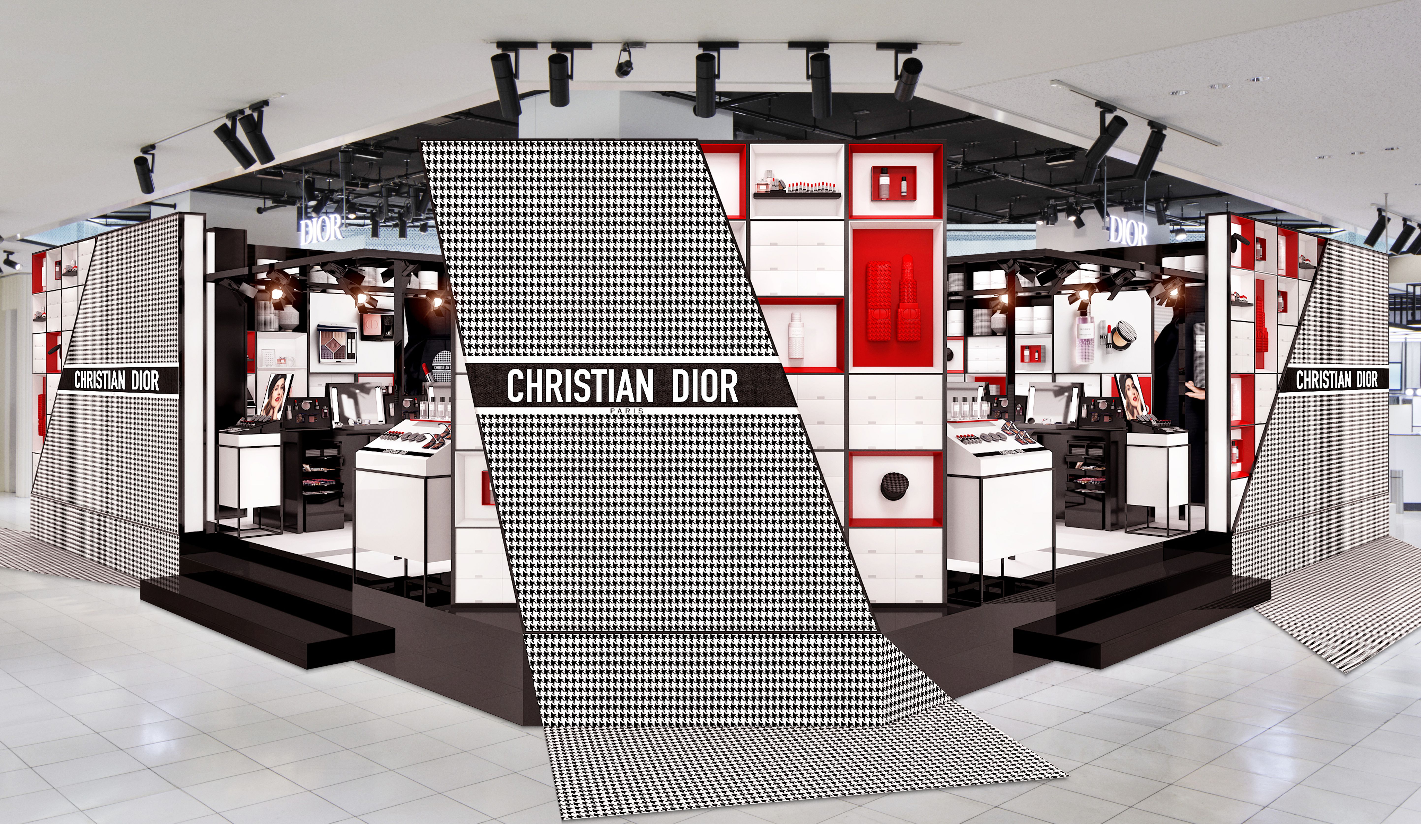 人気ブランドを Christian Christian Dior レザートリミングワンピース