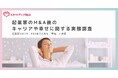【起業家のM&A後のキャリアや幸せに関する実態調査】起業家の47.3%、M&A後の人生を「幸福」と評価