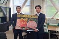 宮崎県立高鍋農業高等学校へ宮崎牛の贈呈式を行いました!〈期間限定〉大淀河畔みやちく店にて、生徒が丹精込めて育てた農畜産物を使用したメニューをご提供いたします!