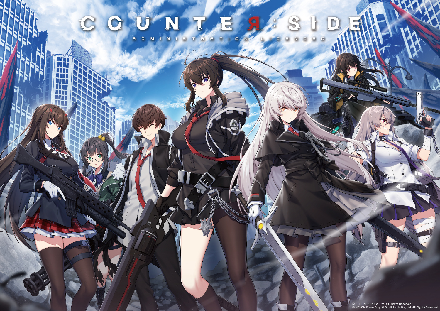 新作 Counter Side 公式サイトでキャラクター情報を一挙公開 株式会社ネクソンのプレスリリース