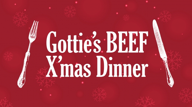 Xmas限定の特別ディナー予約受付スタート 熟成牛ステーキバル Gottie S Beef ゴッチーズビーフ より 希少部位を使用した肉料理 魚料理 豪華wメイン のクリスマスディナーをご提供 株式会社ゴリップのプレスリリース