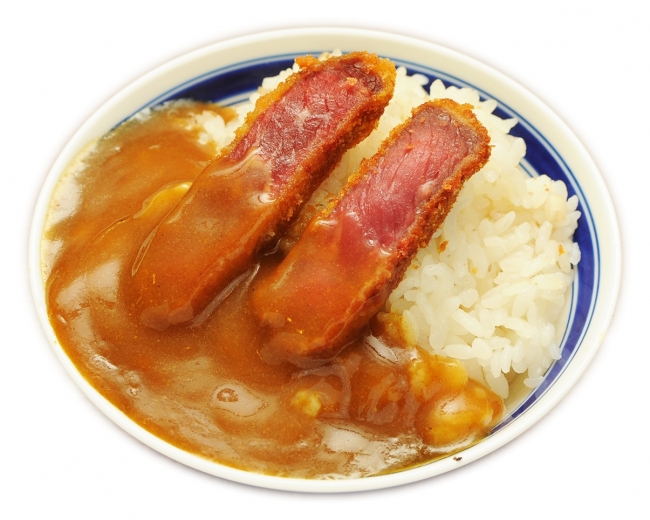 ダシの効いた和風カレーつけ汁でカツカレーとして締める常連様に人気の食べ方