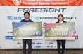 第2回 G_BASE 4days Challenge Foresight Sports Tournament＜優勝＞男子：新垣 厚樹（トータル-7）　女子：川畑 優菜（トータル-3）