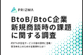 BtoB/BtoC企業の新規商談時の課題が判明!約87%が自社サービス内容の説明に苦戦!受注率向上のための営業資料とは?