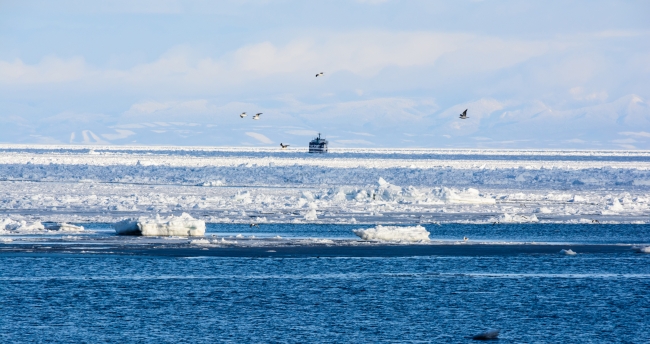 オホーツクの流氷