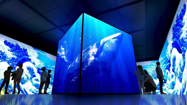 「ジャパン・ブルー」と絶賛される、大迫力の水の表現を体感する藍色の世界