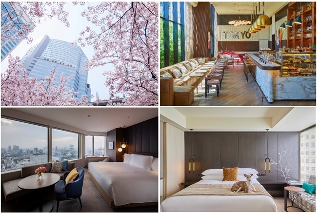 写真左上下：ストリングスホテル東京インターコンチネンタル、写真右上下：キンプトン新宿東京
