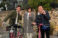 はましゅん&山田修作が高島礼子の登場にビックリ!村上佳菜子が感激の絶品グルメも!メ~テレの夕方「ドデスカ+(プラス)」の年始特別番組「うましゅん日和~知多半島横断チャリンコ旅~」