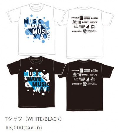 Tシャツ（WHITE／BLACK） ￥3,000(tax in)