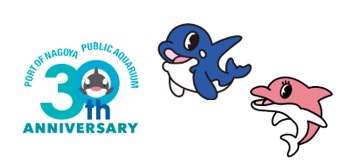 <名古屋港水族館「カイオー」と「バンディ」> <名古屋港水族館「カイオー」と「バンディ」>