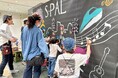 【エスパル郡山 SDGs啓発イベントウィーク】フードロスをアートで学ぼう!「巨大チョークアートイベント・ワークショップ」開催!
